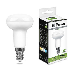 Лампа светодиодная/ Лампа светодиодная LED зеркальная 7вт Е14 R50 белый