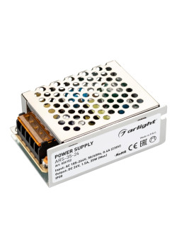 Блок питания/ Блок питания ARS-35-24 (24V, 1.5A, 35W) (ARL, IP20 Сетка, 2 года)