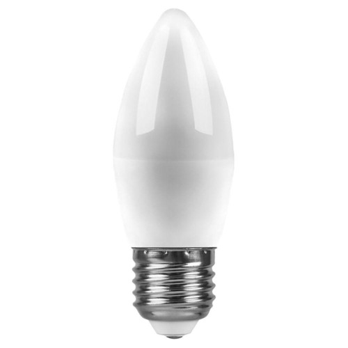 Лампа светодиодная/ Лампа светодиодная LED 9вт Е27 теплый матовая свеча