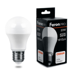 Лампа светодиодная/ Лампа светодиодная LED 20вт Е27 белый .PRO