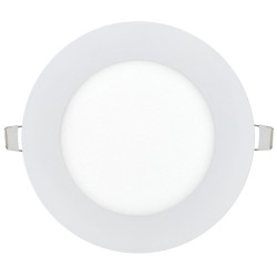 Светильник декоративный светодиодный LED встраиваемый ДВО 1606 белый круг LED 12Вт 6500 IP20