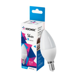 Лампа светодиодная/ Лампа светодиодная LED 14Вт Свеча 220В Е14 D37х110 4500К белый 1260 лм