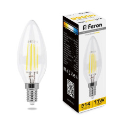 Лампа светодиодная/ Лампа светодиодная LED 11вт Е14 теплый свеча FILAMENT