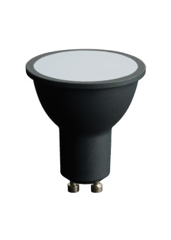 Лампа светодиодная/ Лампа светодиодная LED 8вт 230в GU10 белый черный корпус .PRO