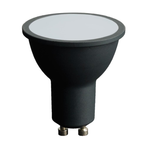 Лампа светодиодная/ Лампа светодиодная LED 8вт 230в GU10 белый черный корпус .PRO