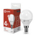 Лампа светодиодная/ Лампа светодиодная LED-ШАР-VC 4Вт 230В Е14 4000К 380Лм IN HOME