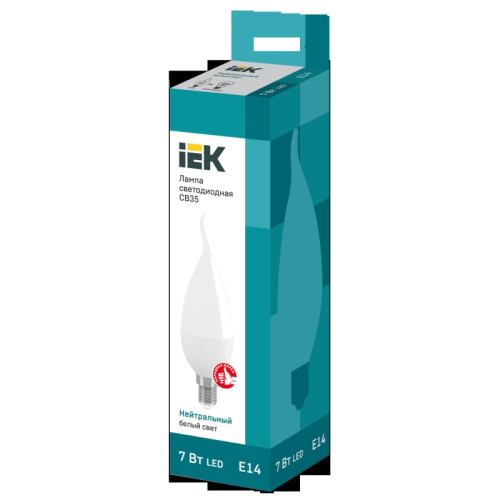 Лампа светодиодная/ Лампа светодиодная CB35 свеча на ветру 7Вт 230В 4000К E14