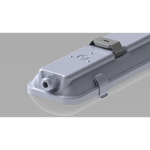 Светильник светодиодный/ Светильник светодиодный CSVT SLIM 32 1262х124х85 CRI80 5000 milky IP65 II серый подвесной/накладной
