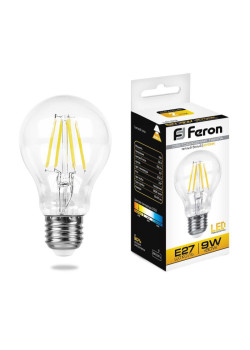 Лампа светодиодная/ Лампа светодиодная LED 9вт Е27 теплый FILAMENT