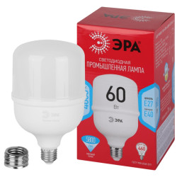 Лампа светодиодная/ Лампа светодиодная LED 60 Вт 5800Лм 4000К T120 нейтральный E27/E40 (переходник) 150-275В LED POWER T120-60W-4000-E27/E40 Red Line