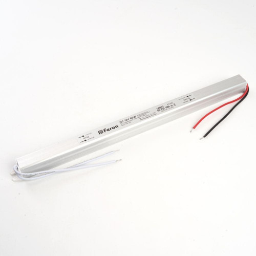 Драйвер светодиодный/ Драйвер светодиодный LED 60w 12v ультратонкий