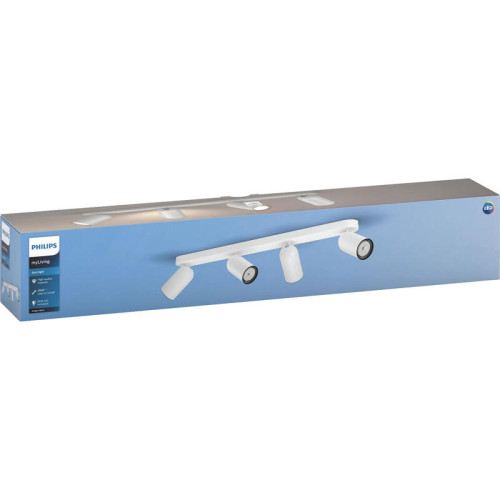 Потолочный светильник Philips/ Потолочный светильник PONGEE bar/tube white 4xNW 230V Потолочный светильник Philips/ Потолочный светильник PONGEE bar/tube white 4xNW 230V