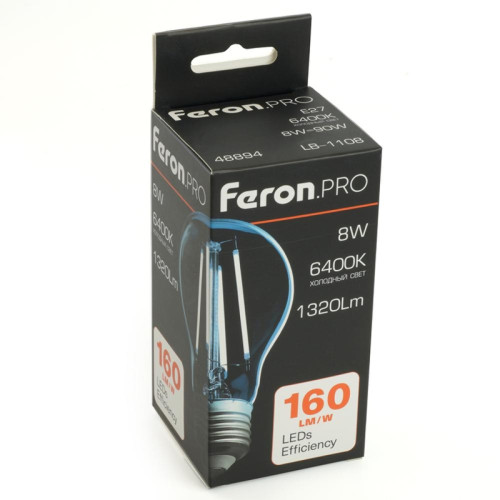 Лампа светодиодная/ Лампа светодиодная LED 8вт Е27 дневной FILAMENT .PRO Лампа светодиодная/ Лампа светодиодная LED 8вт Е27 дневной FILAMENT .PRO