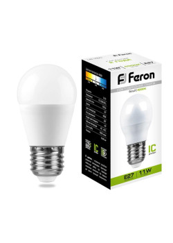 Лампа светодиодная/ Лампа светодиодная LED 11вт Е27 белый матовый шар