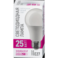 Лампа светодиодная/ Лампа светодиодная 25 Вт OLL-A60-25-230-4K-E27-PROMO