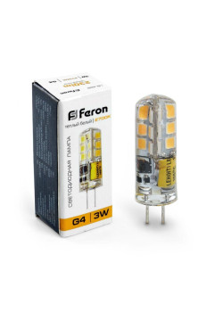 Лампа светодиодная/ Лампа светодиодная LED 3вт 12в G4 теплый капсульная