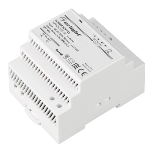 Блок питания/ Блок питания ARV-DR100-24 (24V, 4.2A, 100W) (ARL, IP20 DIN-рейка)