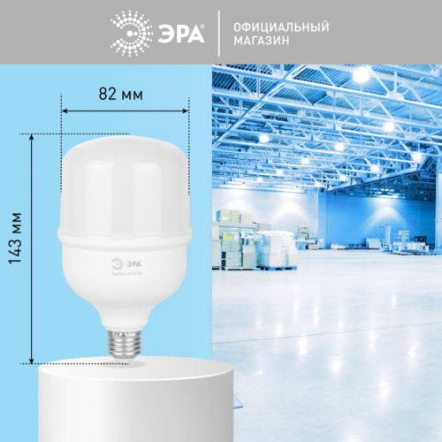 Лампа светодиодная/ Лампа светодиодная LED 30 Вт 2900Лм 6500К T80 холодный E27 150-275В LED POWER T80-30W-6500-E27 Red Line