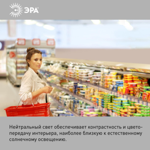 Лампа светодиодная/ Лампа светодиодная LED 100 Вт 8000Лм 4000К T160 нейтральный E27/E40 (переходник) 170-265В LED POWER T160-100W-4000-E27/E40