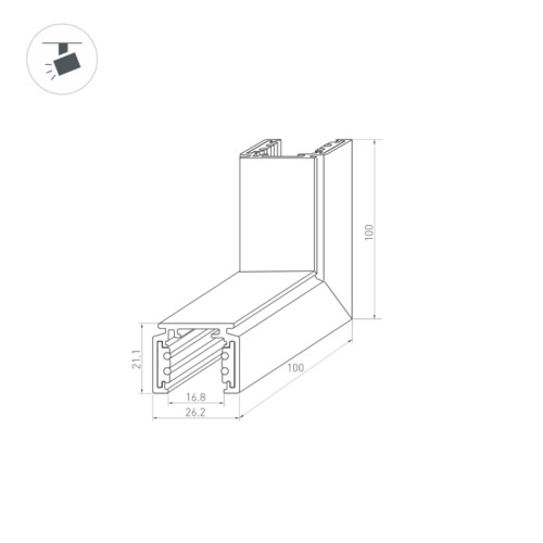 Блок питания/ Блок питания ARS-35-24 (24V, 1.5A, 35W) (ARL, IP20 Сетка, 2 года)