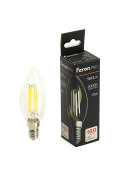 Лампа светодиодная/ Лампа светодиодная LED 6вт Е14 теплый свеча FILAMENT .PRO