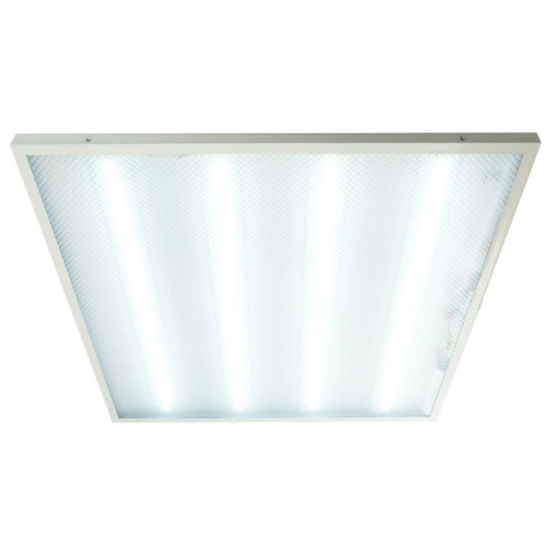 Панель светодиодная ДВО/ Панель светодиодная ДВО-40w 595х595х19 6400К 3 100Лм c блоком аварийного питания 1ч призма IP40 LED