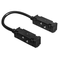 Коннектор питания/ Коннектор питания TRM20-CPC-B угловой для магнитной трековой системы NOVA 48V черный