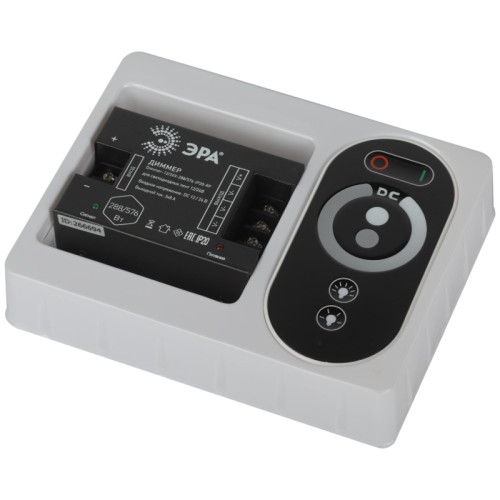 Диммер для светодиодной ленты/ Диммер для светодиодной ленты Dimmer-12/24V-288/576-IP20-RF с радио пультом