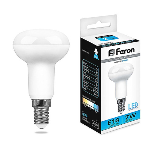 Лампа светодиодная/ Лампа светодиодная LED зеркальная 7вт Е14 R50 дневной