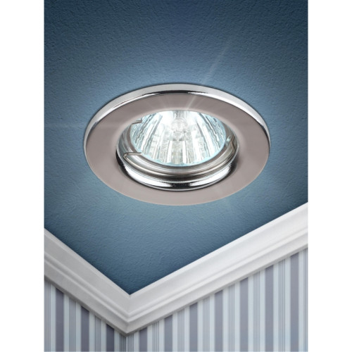 Светильник штампованный/ Светильник штампованный MR16,12V/220V, 50W хром ST1 CH Светильник штампованный/ Светильник штампованный MR16,12V/220V, 50W хром ST1 CH