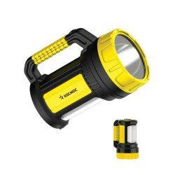 Фонарь/ Фонарь-прожектор аккумуляторный , 5W LED + 20x0,5 W LED, аккум. 4V 2Ah, 300Lm - 6 часов, 380Lm - 3 часа,