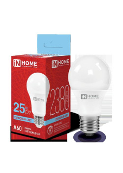 Лампа светодиодная/ Лампа светодиодная LED-A60-VC 25Вт 230В Е27 6500К 2380Лм IN HOME