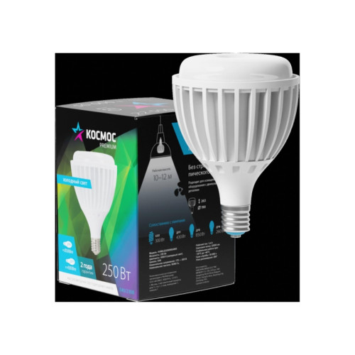 Лампа светодиодная/ Лампа светодиодная LED 250Вт 220В E40 D190х263 6500К холодный 22500 лм
