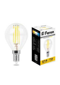 Лампа светодиодная/ Лампа светодиодная LED 7вт Е14 теплый шар FILAMENT
