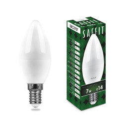 Лампа светодиодная/ Лампа светодиодная LED 7вт E14 дневной матовая свеча