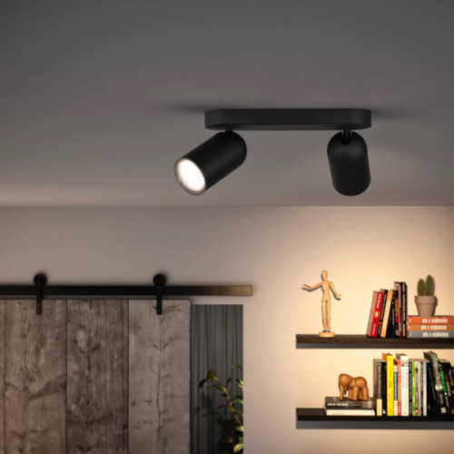 Потолочный светильник Philips/ Потолочный светильник PONGEE bar/tube black 2xNW 230V