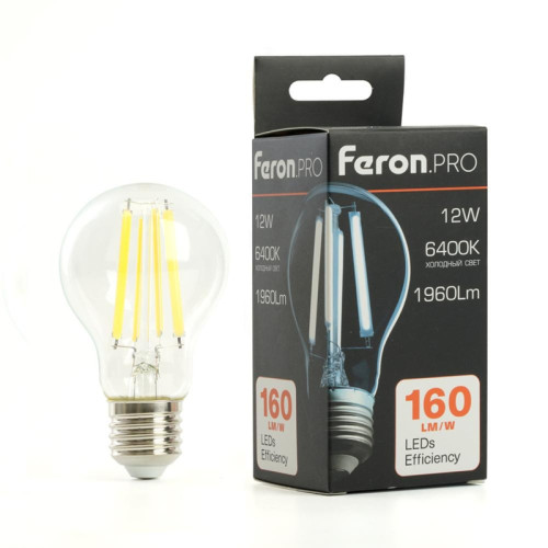 Лампа светодиодная/ Лампа светодиодная LED 12вт Е27 дневной FILAMENT .PRO