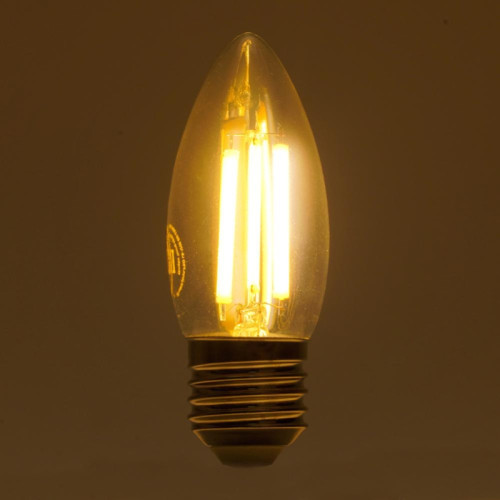 Лампа светодиодная/ Лампа светодиодная LED 8вт Е27 теплый свеча FILAMENT .PRO Лампа светодиодная/ Лампа светодиодная LED 8вт Е27 теплый свеча FILAMENT .PRO
