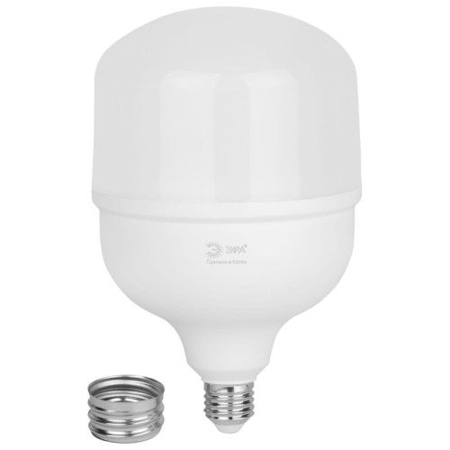 Лампа светодиодная высокой мощности LED 100 Вт 10000Лм 6500К T140 холодный E27/E40 (переходник) 170-265В LED POWER T140-100W-865-E27/E40 Green Line