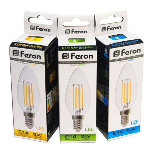 Лампа светодиодная/ Лампа светодиодная LED 5вт Е14 теплый свеча FILAMENT