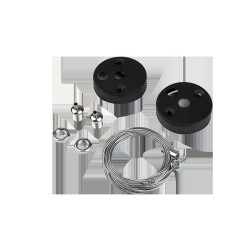Комплект креплений/ Комплект креплений PSO-01 S-2x1.0 м BLACK для подвесного монтажа