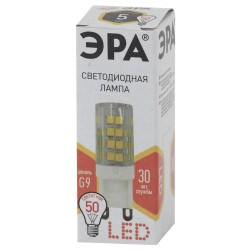 Лампа светодиодная/ Лампа светодиодная LED 5 Вт 400Лм 2700К капсула теплый G9 170-265В LED JCD-5W-CER-827-G9 Standart