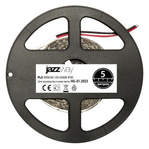 Лента светодиодная/ Лента светодиодная 14.4 Вт/м 12В 6500К холодный белый IP20 60 LED/м 5м
