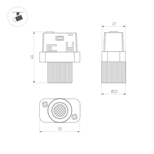 Блок питания/ Блок питания ARV-DR100-24 (24V, 4.2A, 100W) (ARL, IP20 DIN-рейка) Блок питания/ Блок питания ARV-DR100-24 (24V, 4.2A, 100W) (ARL, IP20 DIN-рейка)