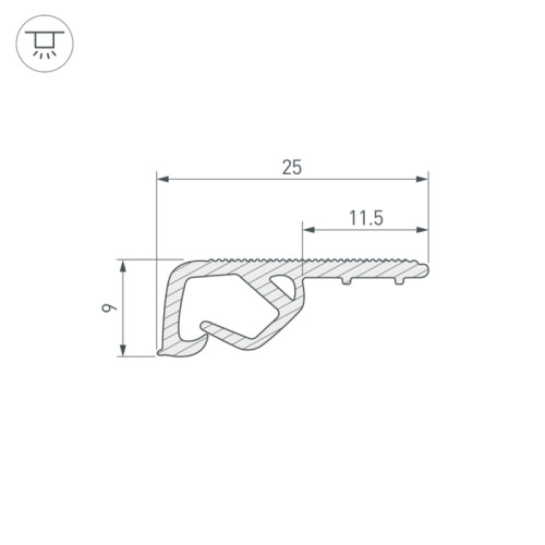 Экран/ Экран SL-KANT-H16-3000 ROUND OPAL