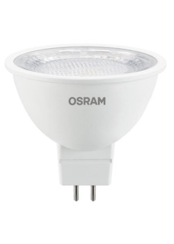 Лампа светодиодная/ Лампа светодиодная LED 5Вт GU5.3 4000К 500Лм CRI95 спот 170-250В (замена 50Вт) OSRAM прозрачный рассеиватель