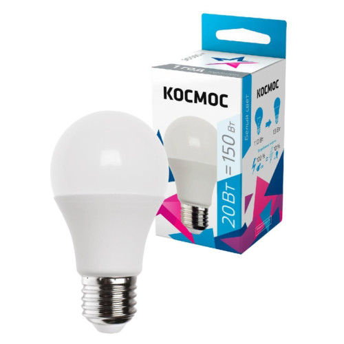 Лампа светодиодная/ Лампа светодиодная LED 20Вт 220В Е27 D60х118 белыйA60