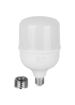 Лампа светодиодная высокой мощности/ Лампа светодиодная высокой мощности LED 80 Вт 8000Лм 4000К T120 нейтральный E27/E40 (переходник) 170-265В LED POWER T120-80W-840-E27/E40 Green Line