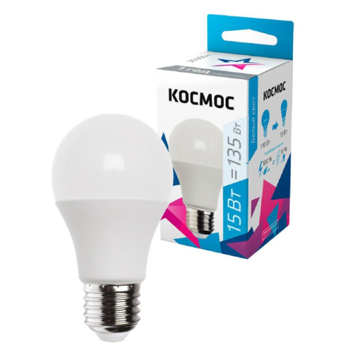 Лампа светодиодная/ Лампа светодиодная LED 15Вт 220В Е27 D60х108 4500 белый A60