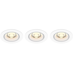 Встраиваемый светильник Philips/ Встраиваемые светильники IMPALA WGDIM SL264 RD 068 6W 27K WH 3PK
